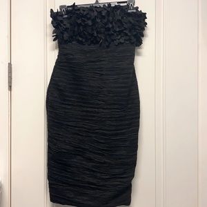 Black strapless dress size medium